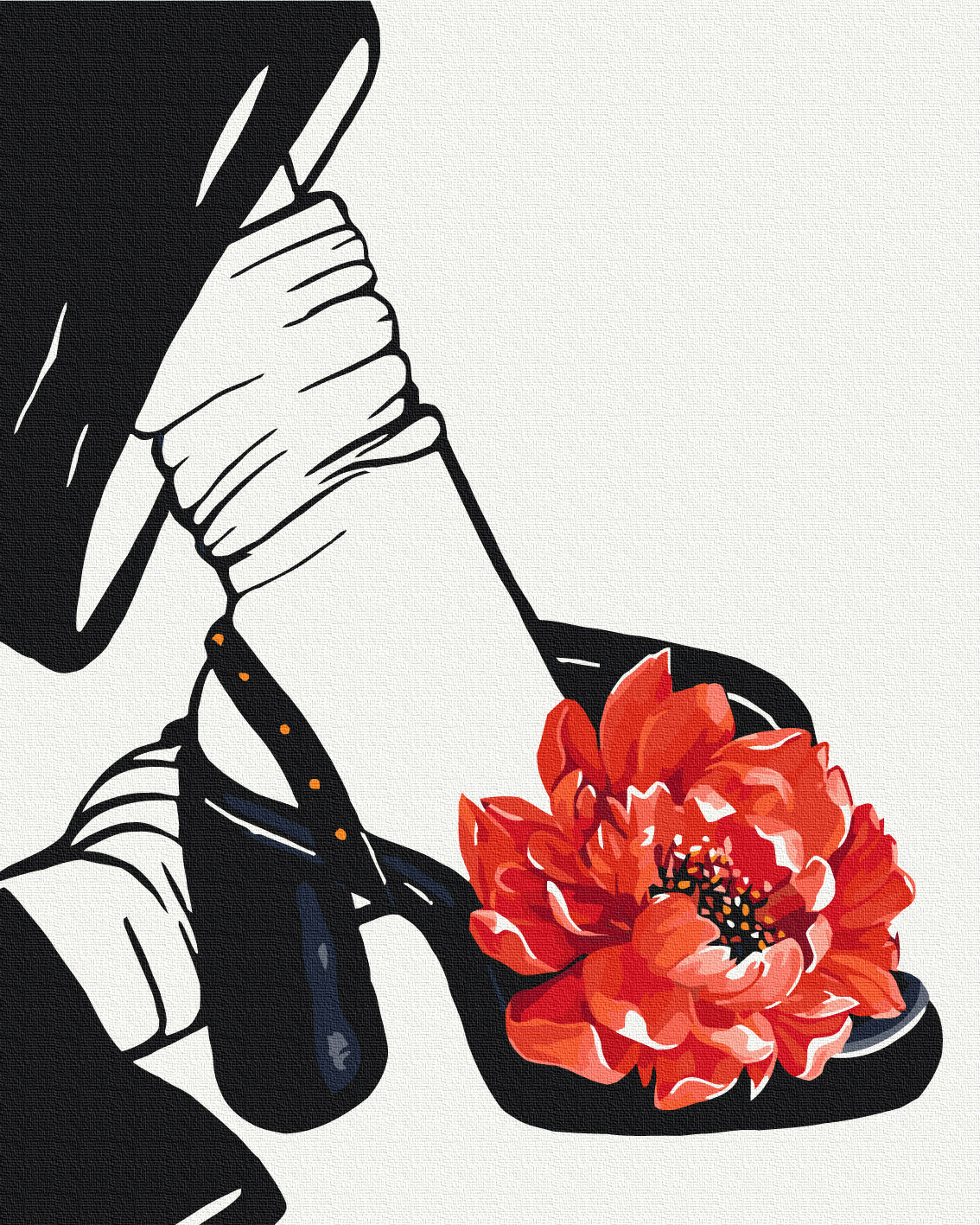 Maalaa numeroin Paint by numbers Beauty in details © LUNATART