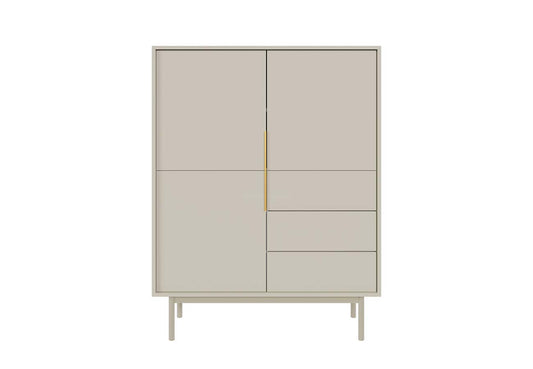 Kashmir värinen lipasto 104cm viva