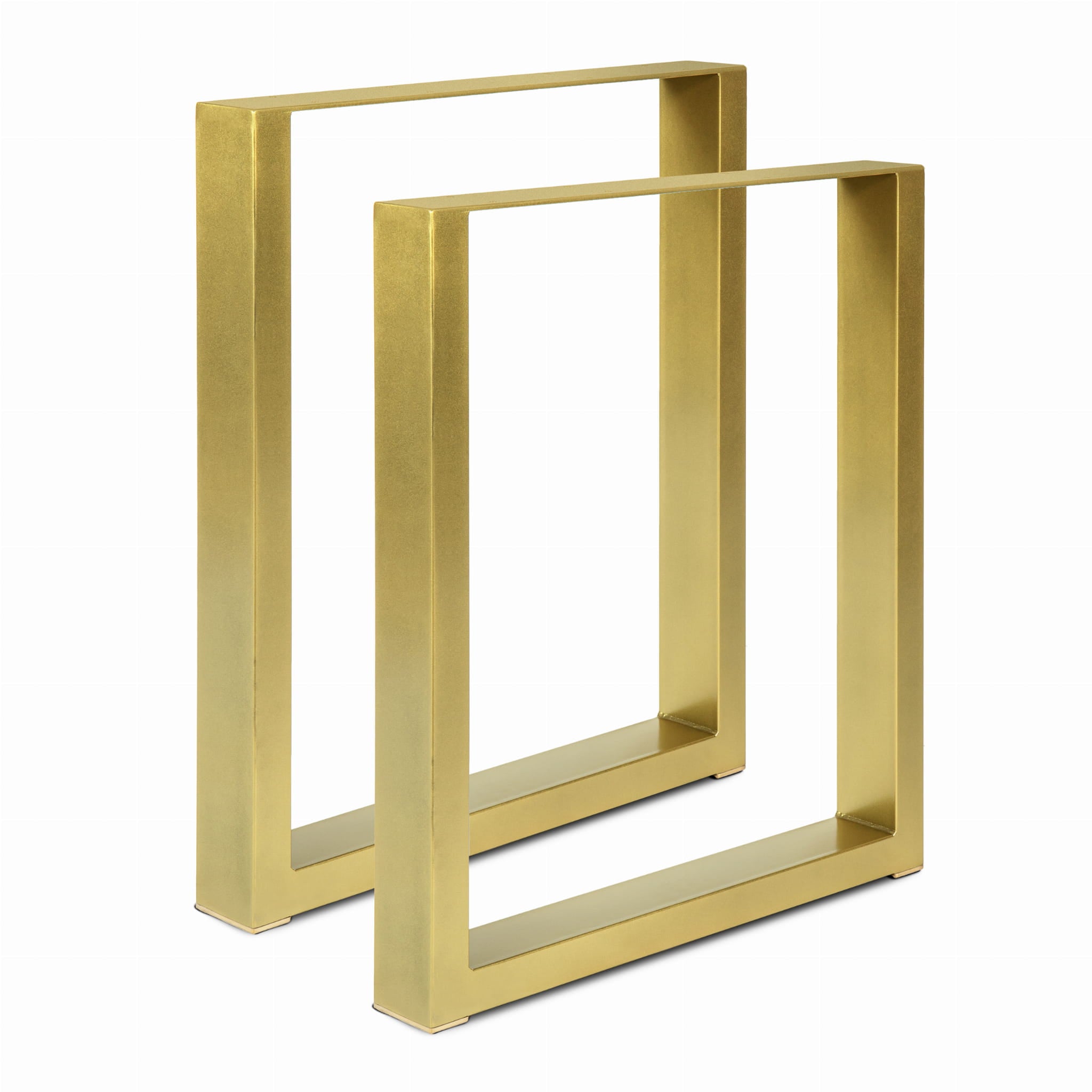 Kultaiset pöydänjalat metallia 100x40mm