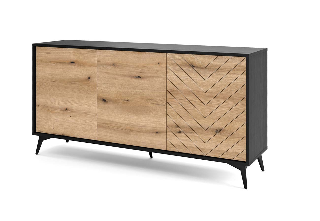 Lipasto Diamond Sands 154cm musta tammi