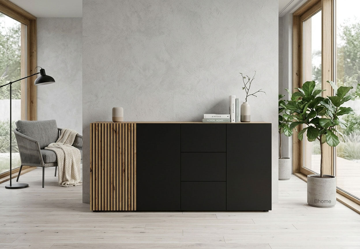 Lipasto Tori 180 cm olohuoneessa