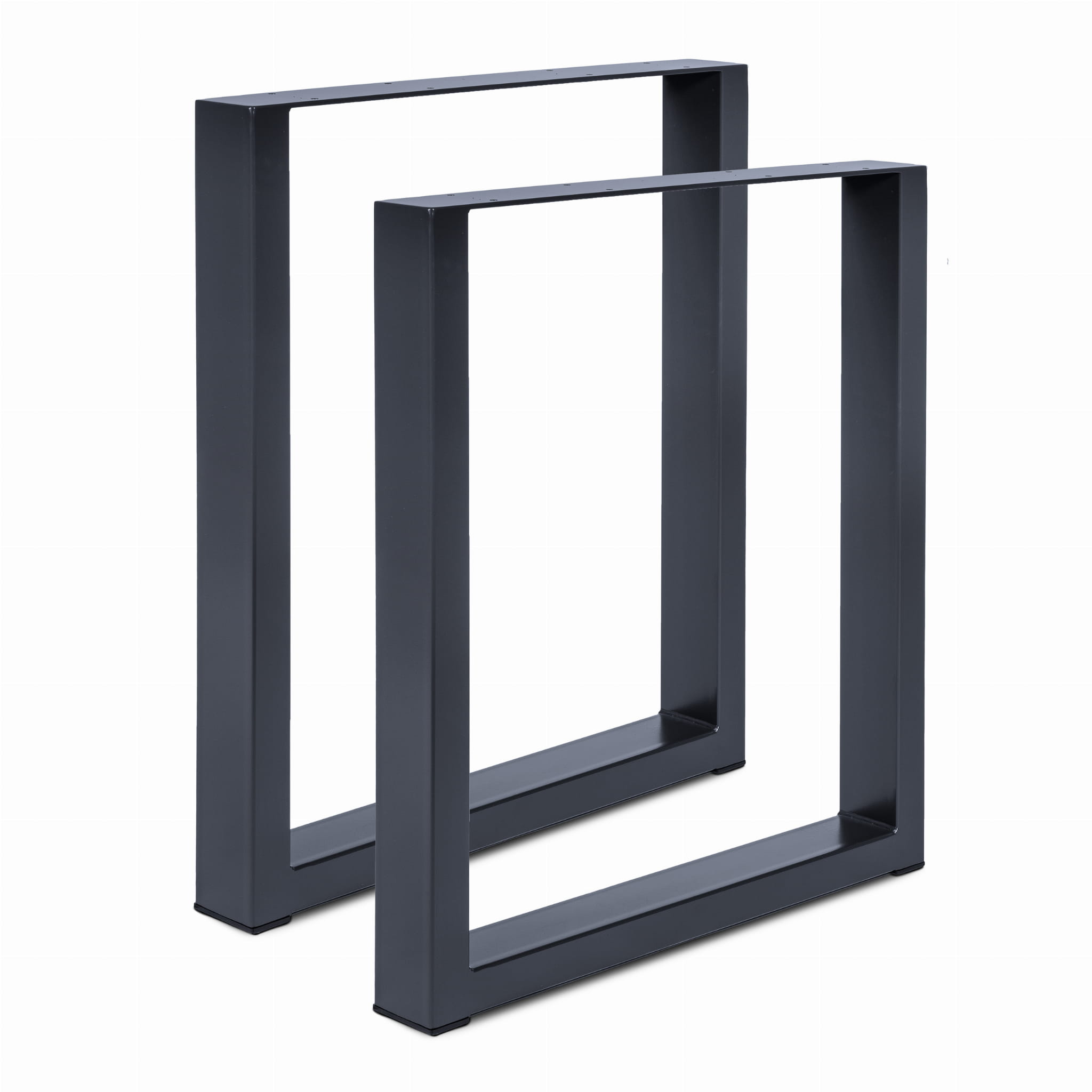 harmaat pöydänjalat metallia 100x40mm