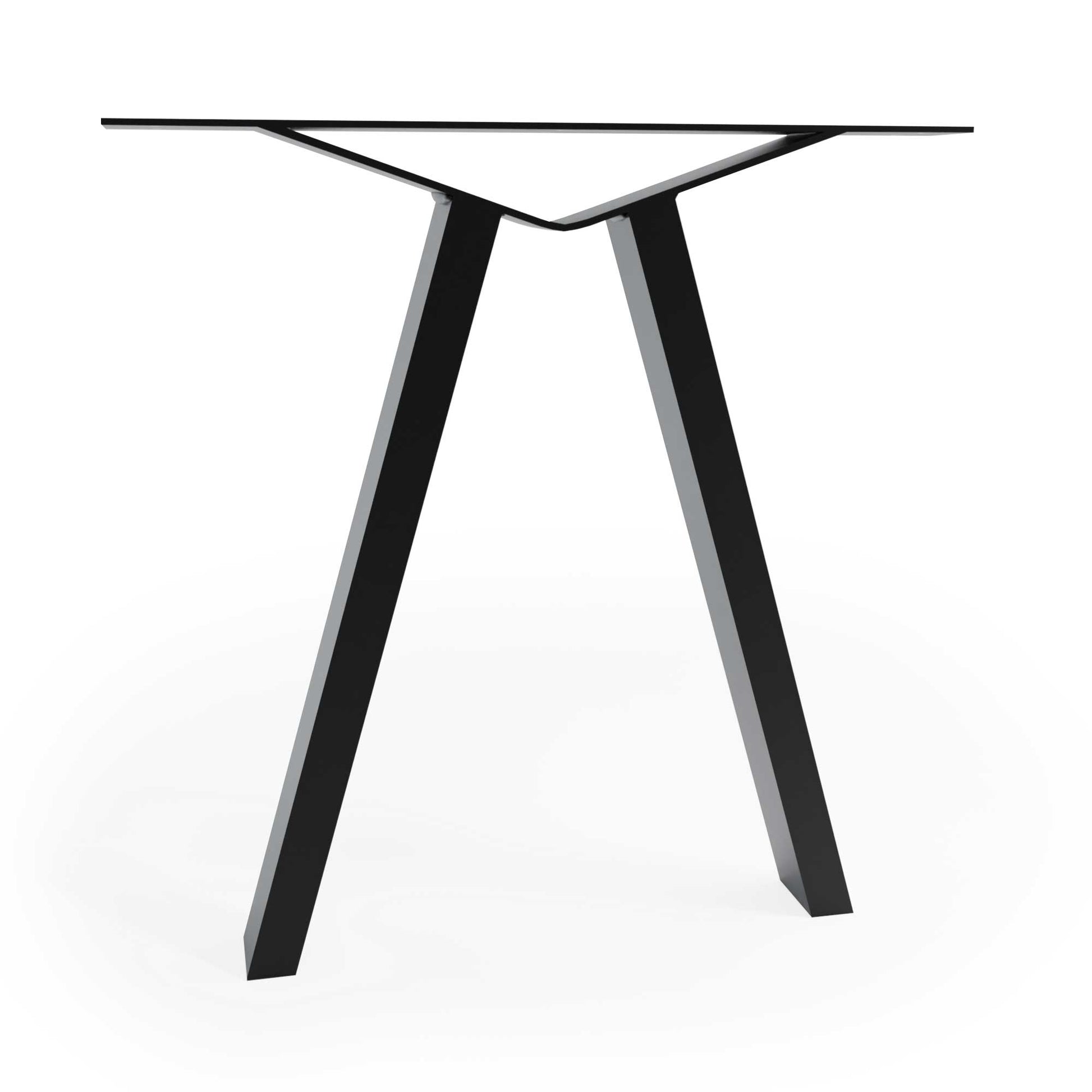 Metallinen pöydänjalka Y-mustat