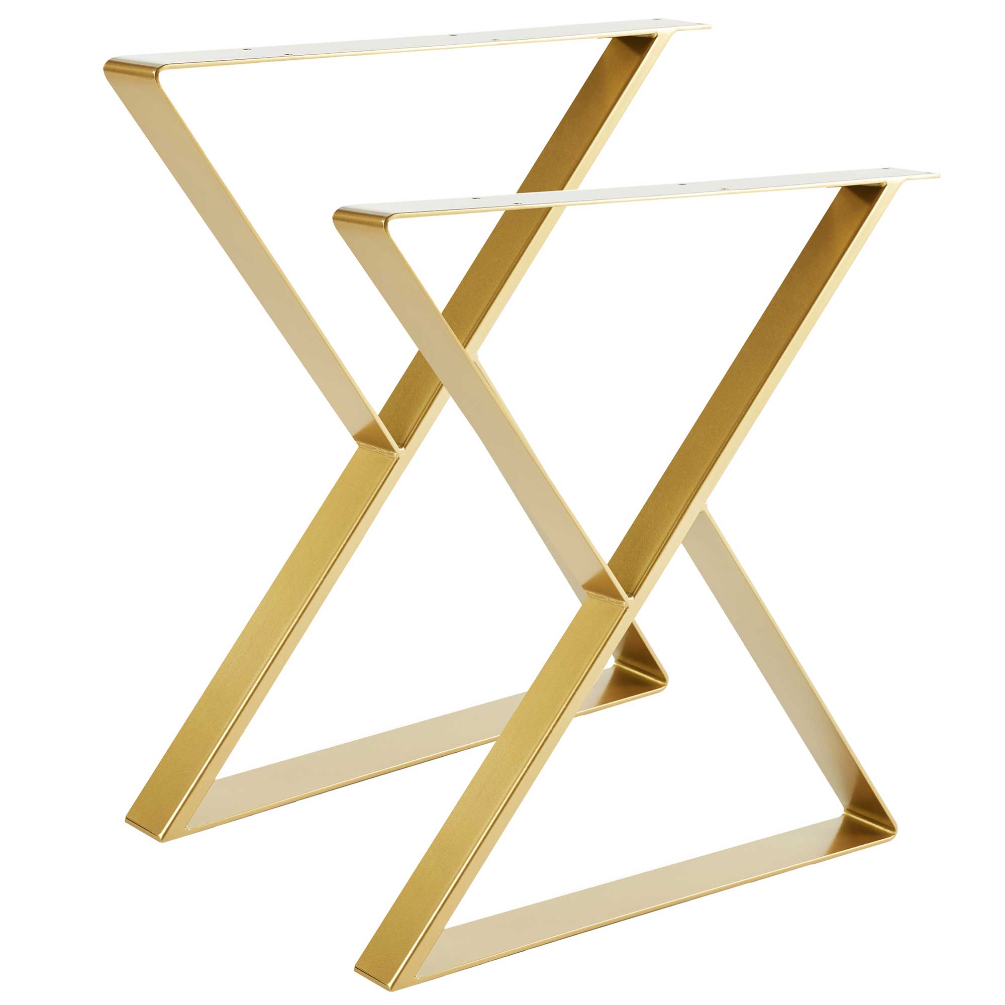 Metalliset pöydänjalat 2kpl X 60x20mm kultaiset