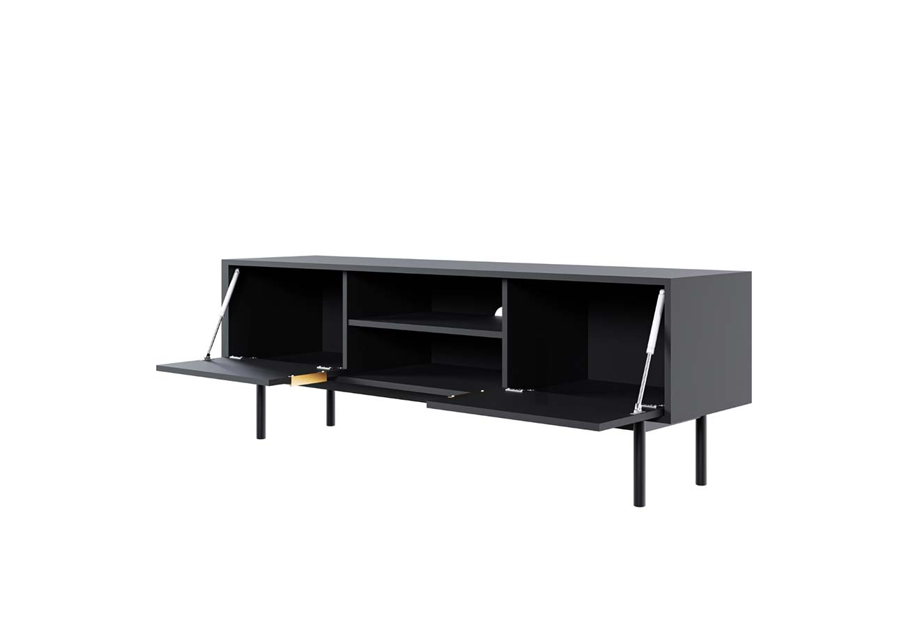 Musta tv-taso 154cm Viva