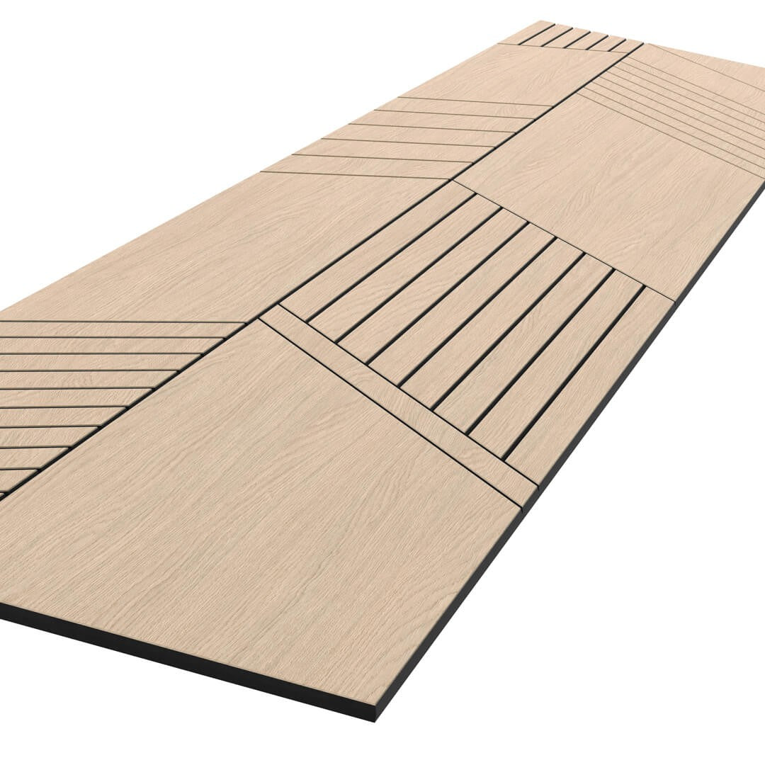 RAVENO tammiviilu seinäpaneeli 50x275 cm lähikuvassa