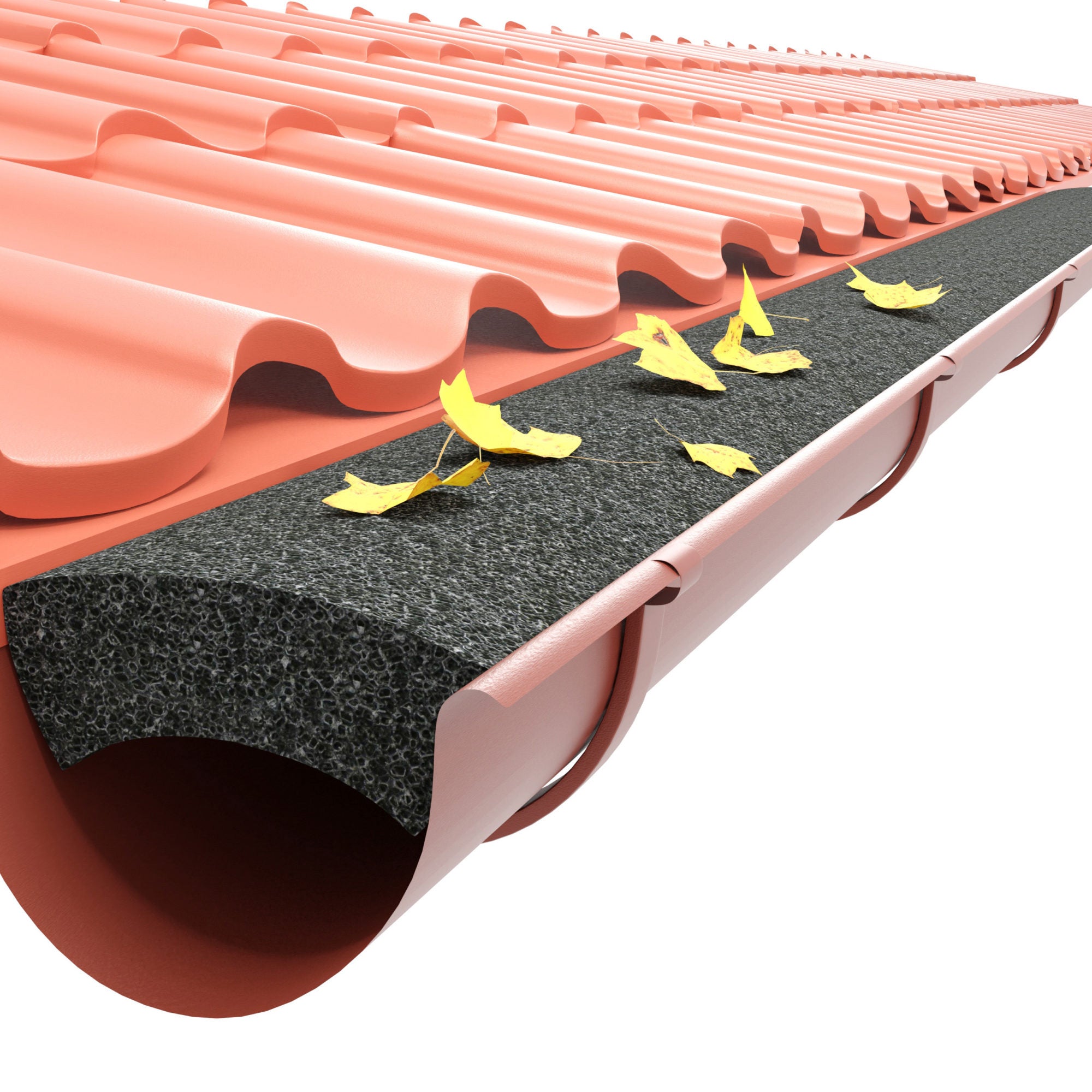 Rännisuojus lehtiä vastaan