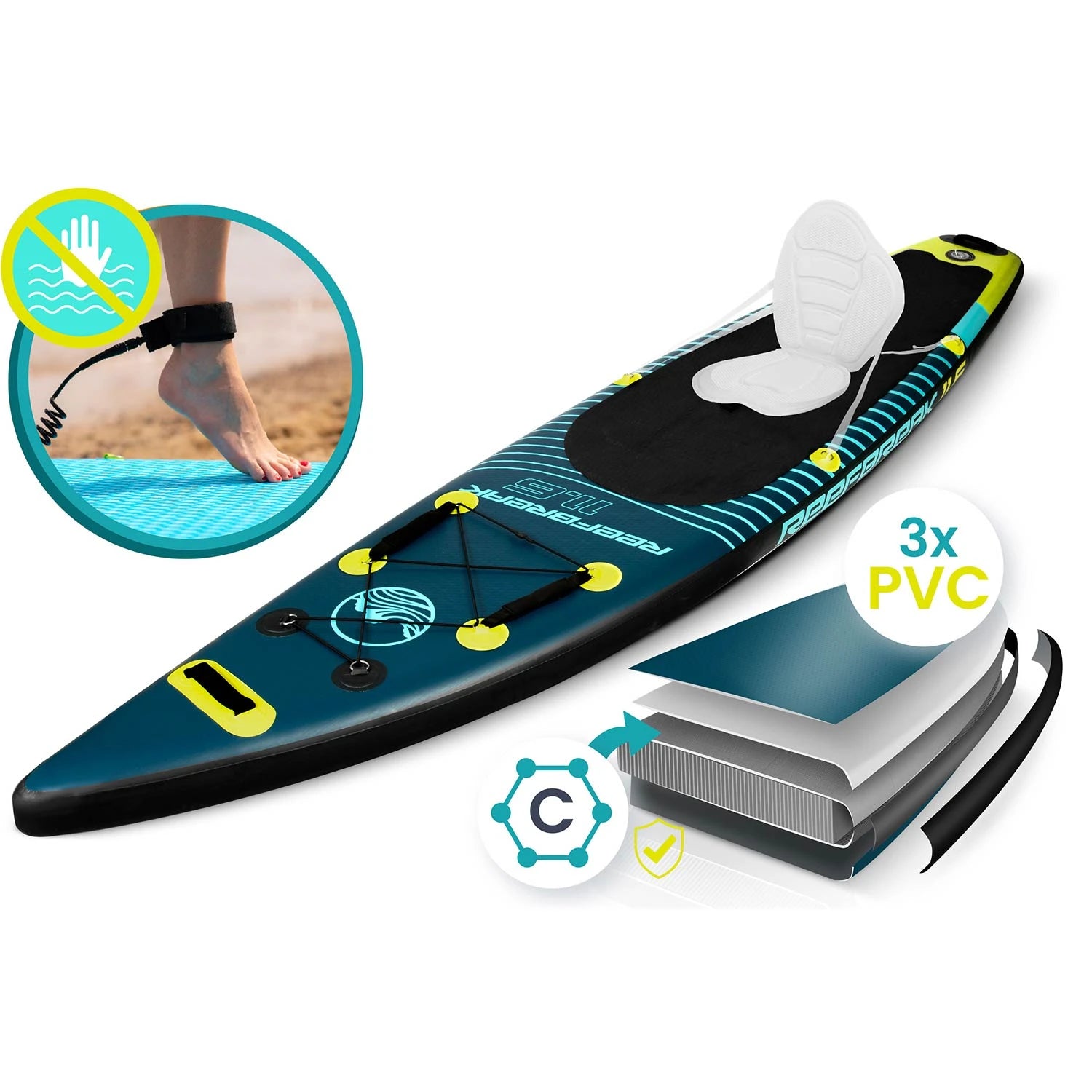 SUP-lauta 350 cm – sopii aloittelijalle