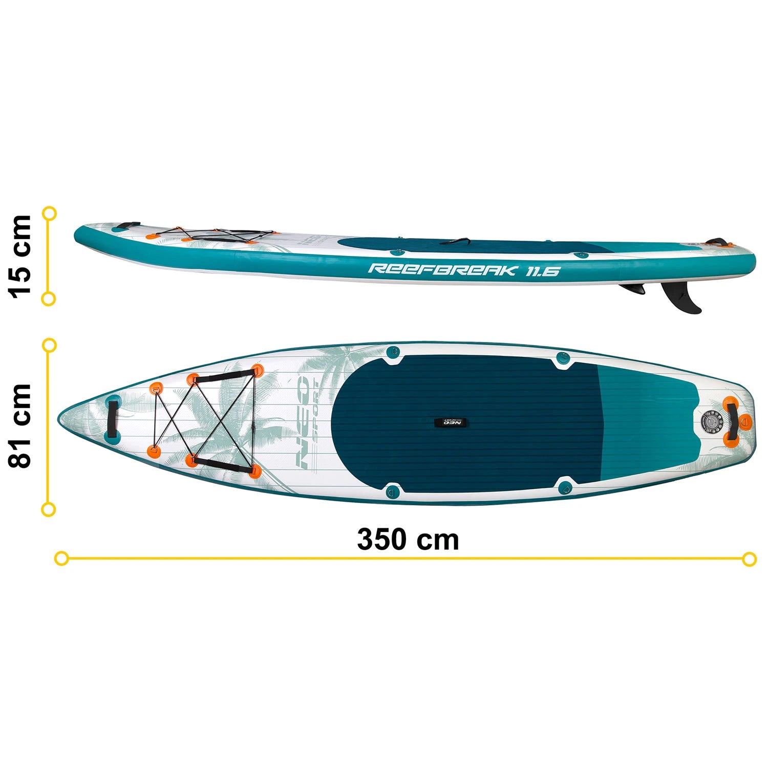 SUP-lauta liukumattomalla pinnalla