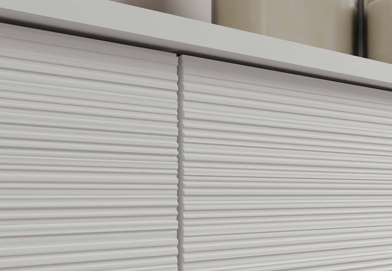 Tv-taso Sherwood valkoiset jyrsityt ovet