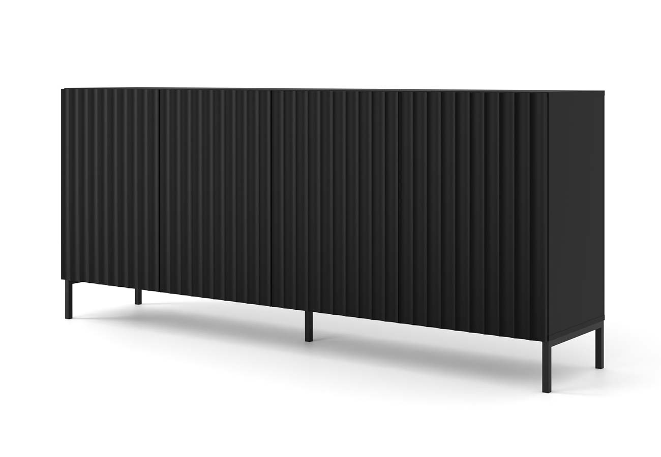 Senkki Wave 4D 200cm musta