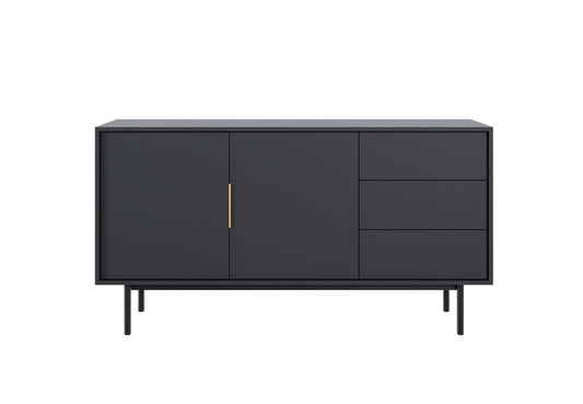 Senkki lipasto Viva 154cm mattamusta