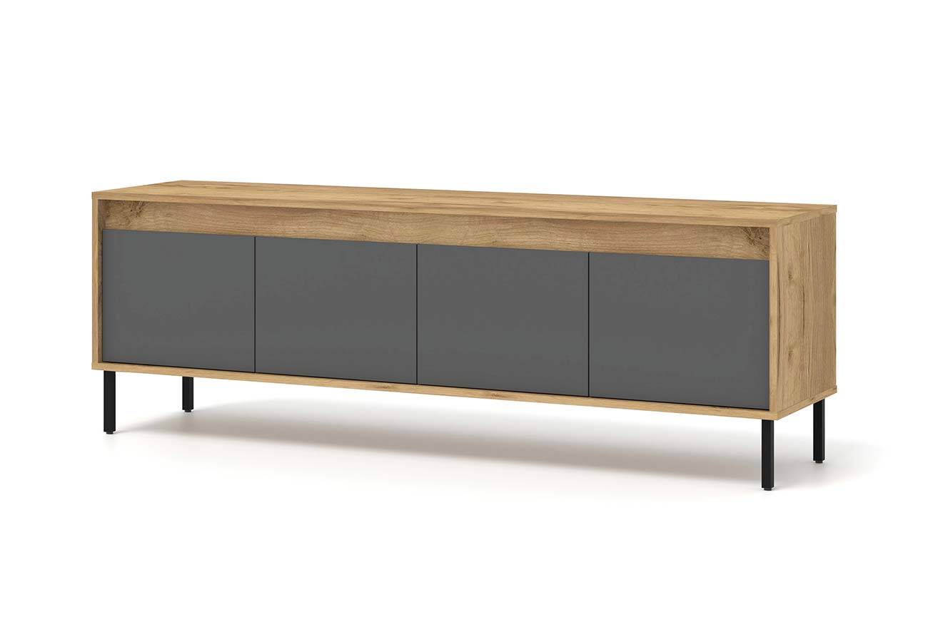 Korkea Tv-taso Nesta 166cm tammi