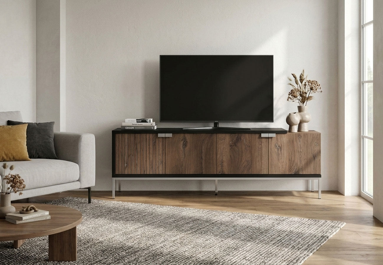 Tv-taso Toledo Flagstaff oak 200cm