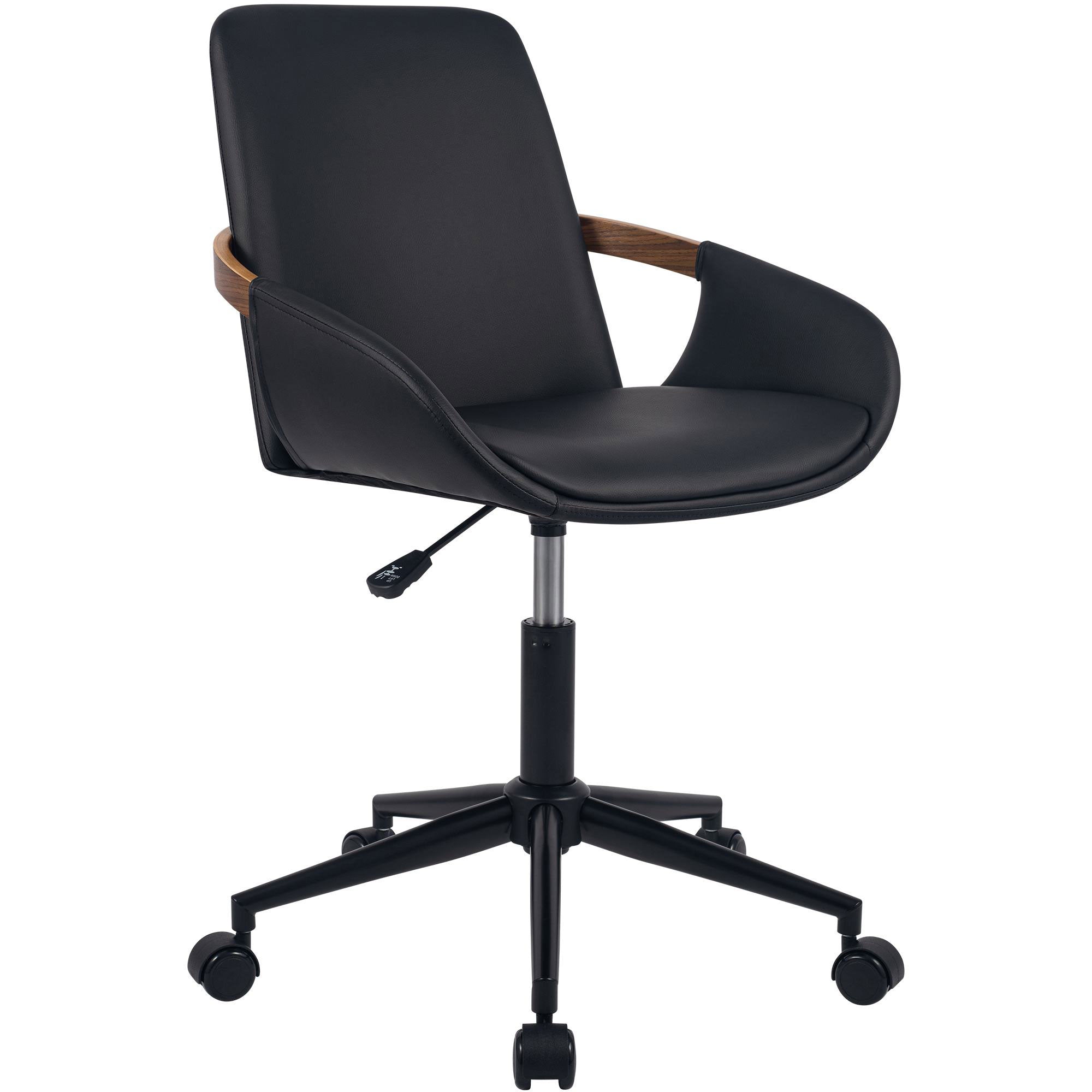 Toimistotuoli Daina pähkinäpuu designilla