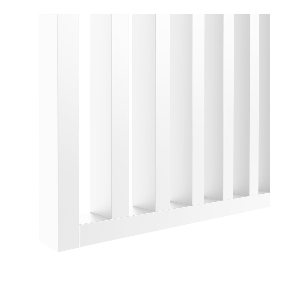 Väliseinä tilanjakaja MDF sisustusrima 30x60 mm valkoinen