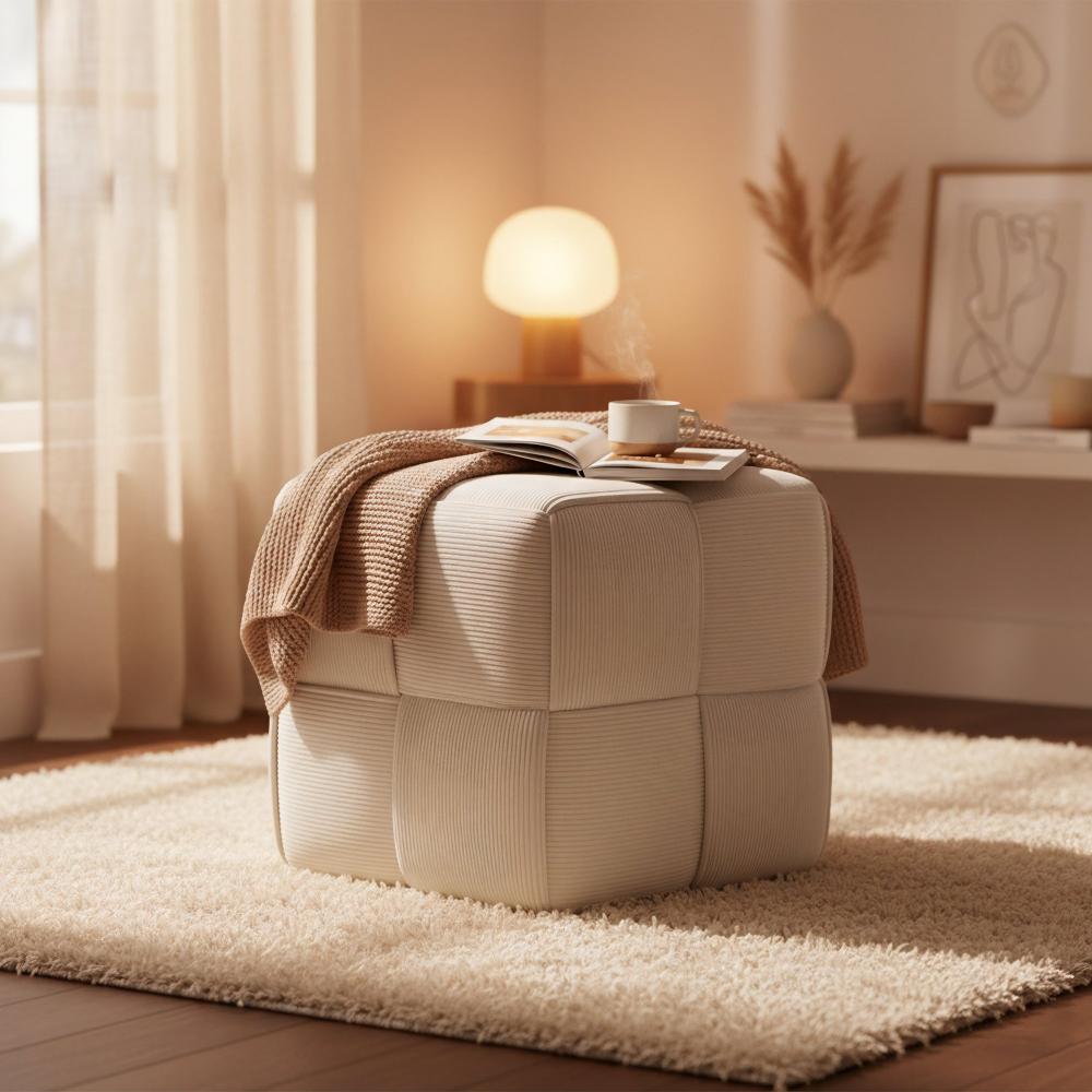 Vakosametti rahi crème, sisustus ja istuin