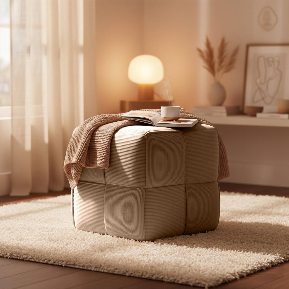 Vakosametti rahi taupe, sisustus ja istuin