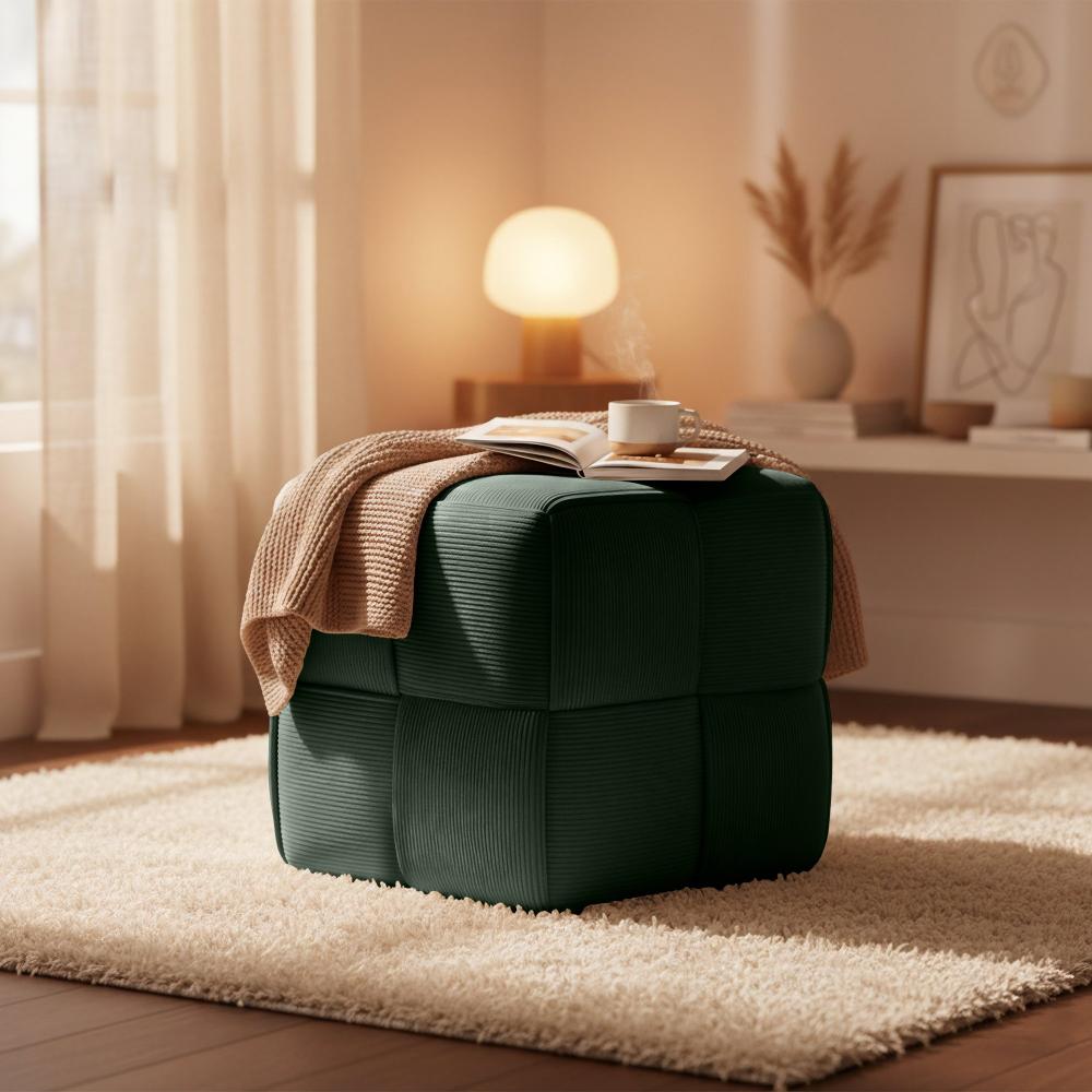 Vakosametti rahi tummanvihreä, sisustus ja istuin