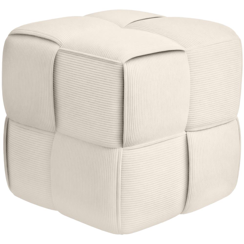 Vakosamettirahi crème 40x40 cm moderni rahi