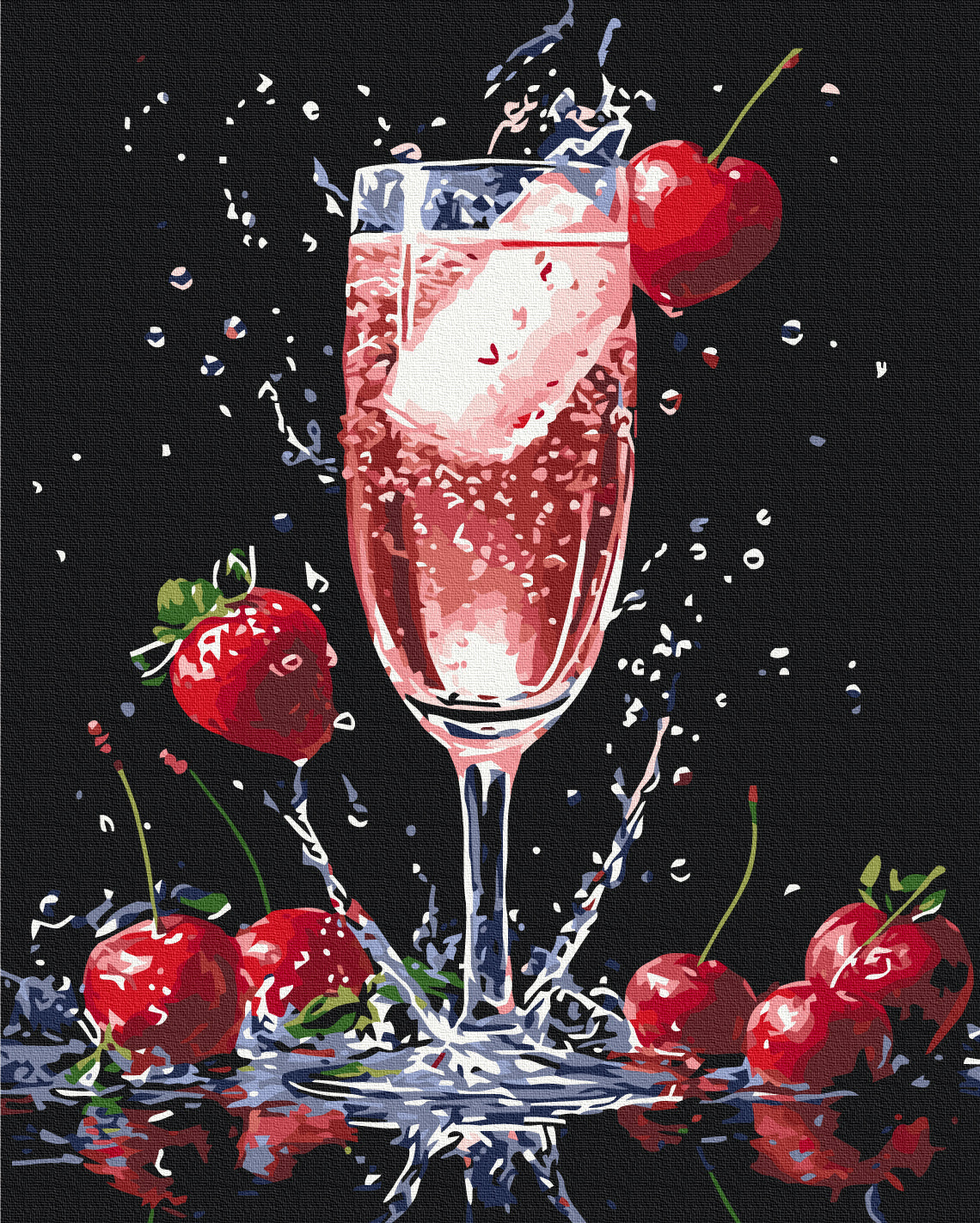 Maalaa numeroin Paint by numbers Sparkling pleasure