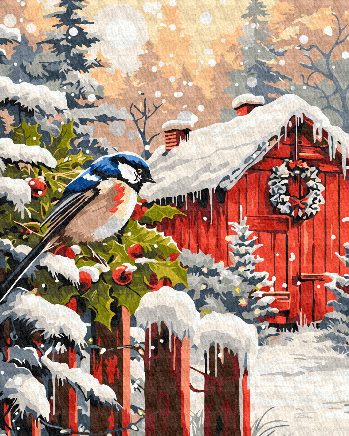 Maalaa numeroin Paint by numbers Nature's jewelry