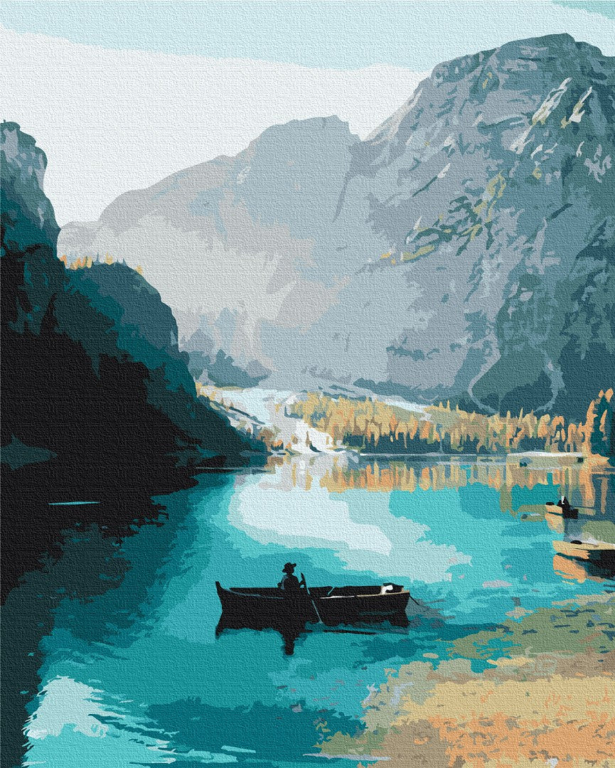 Maalaa numeroin Paint by numbers Boat ride
