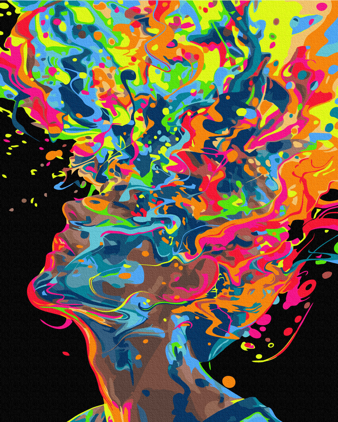 Maalaa numeroin Paint by numbers An explosion of creativity