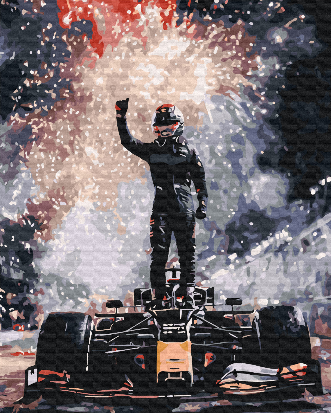 Maalaa numeroin Paint by numbers Grand Prix of Dreams