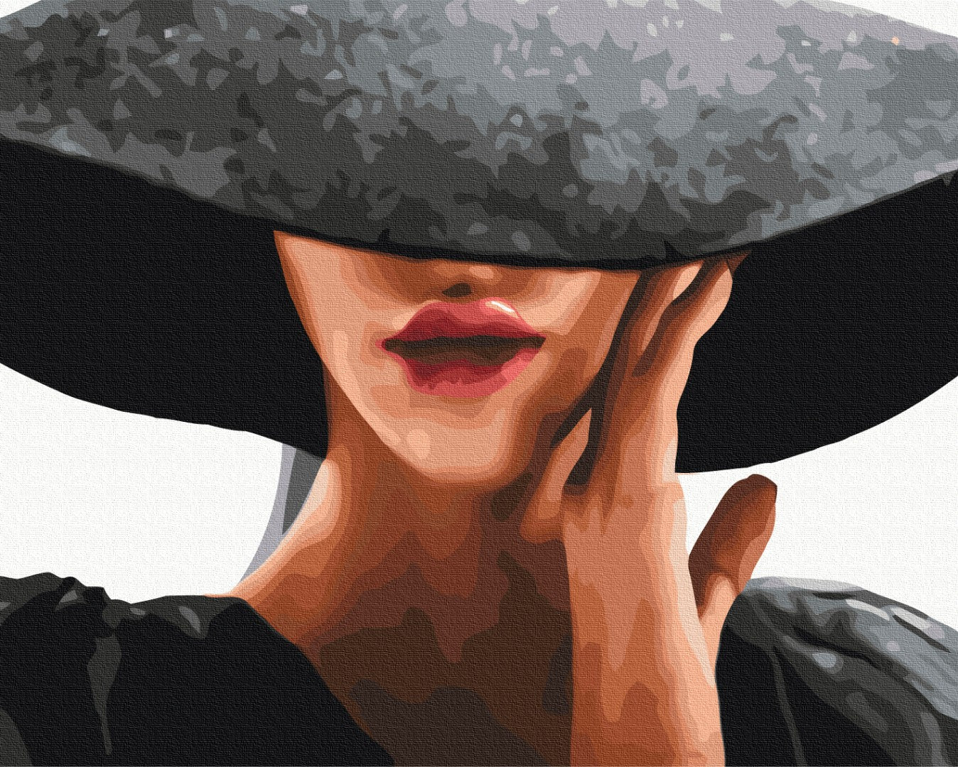Maalaa numeroin Paint by numbers Lady with a secret