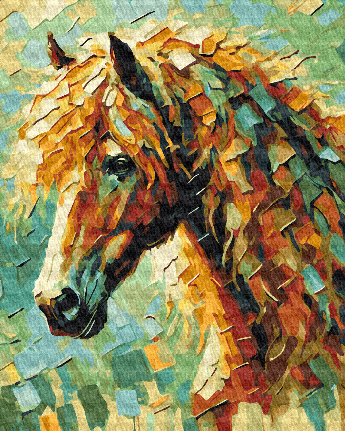Maalaa numeroin Paint by numbers Grasshopper © Oleg Loburak