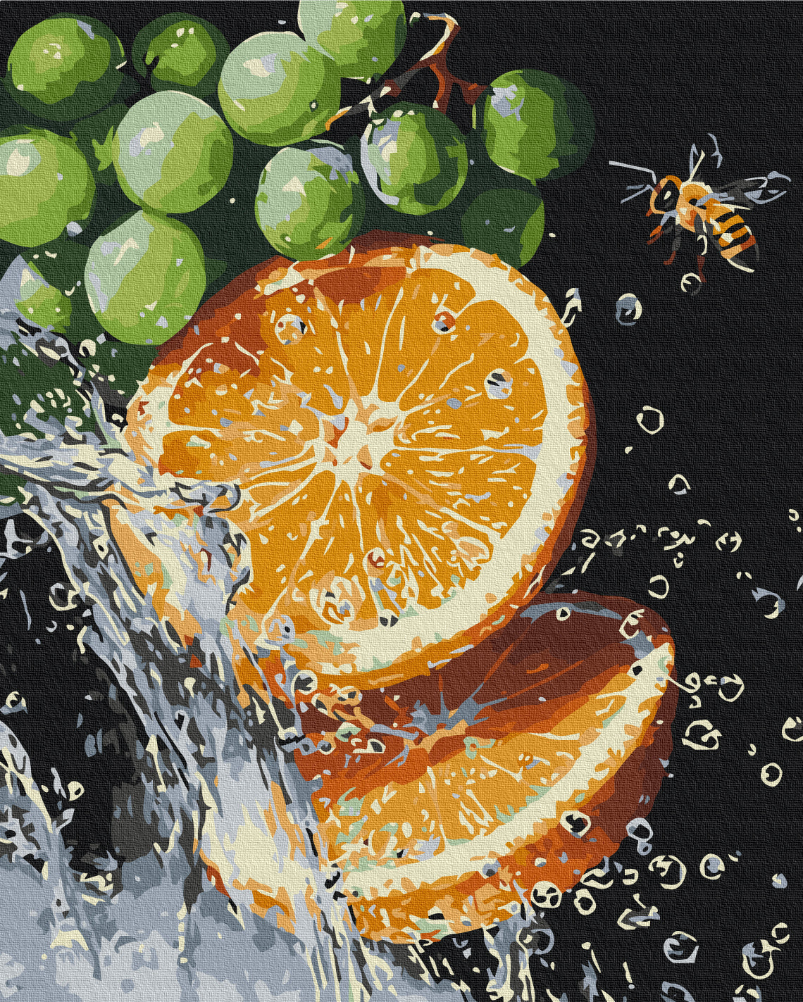 Maalaa numeroin Paint by numbers A juicy combination