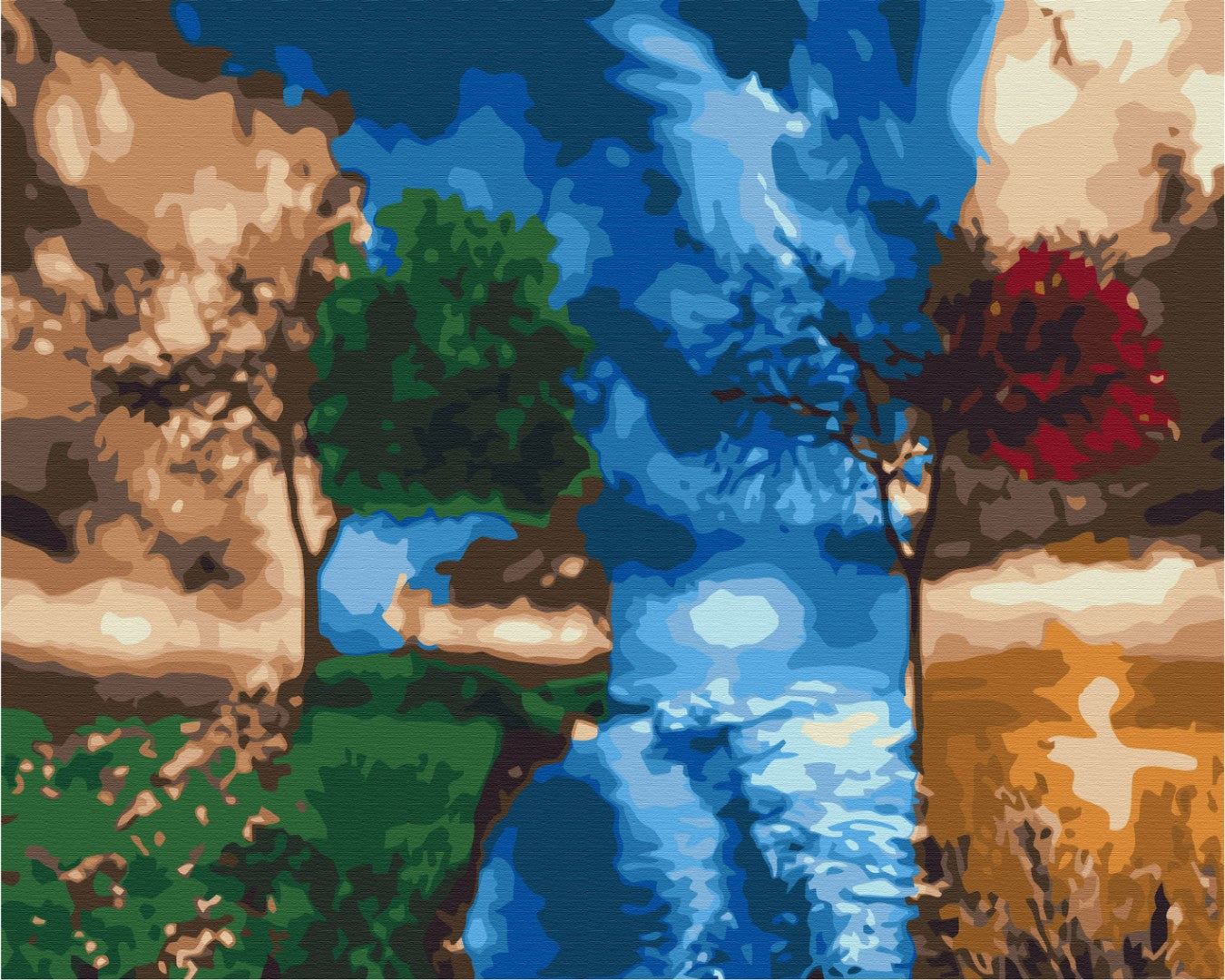 Maalaa numeroin Paint by numbers Season