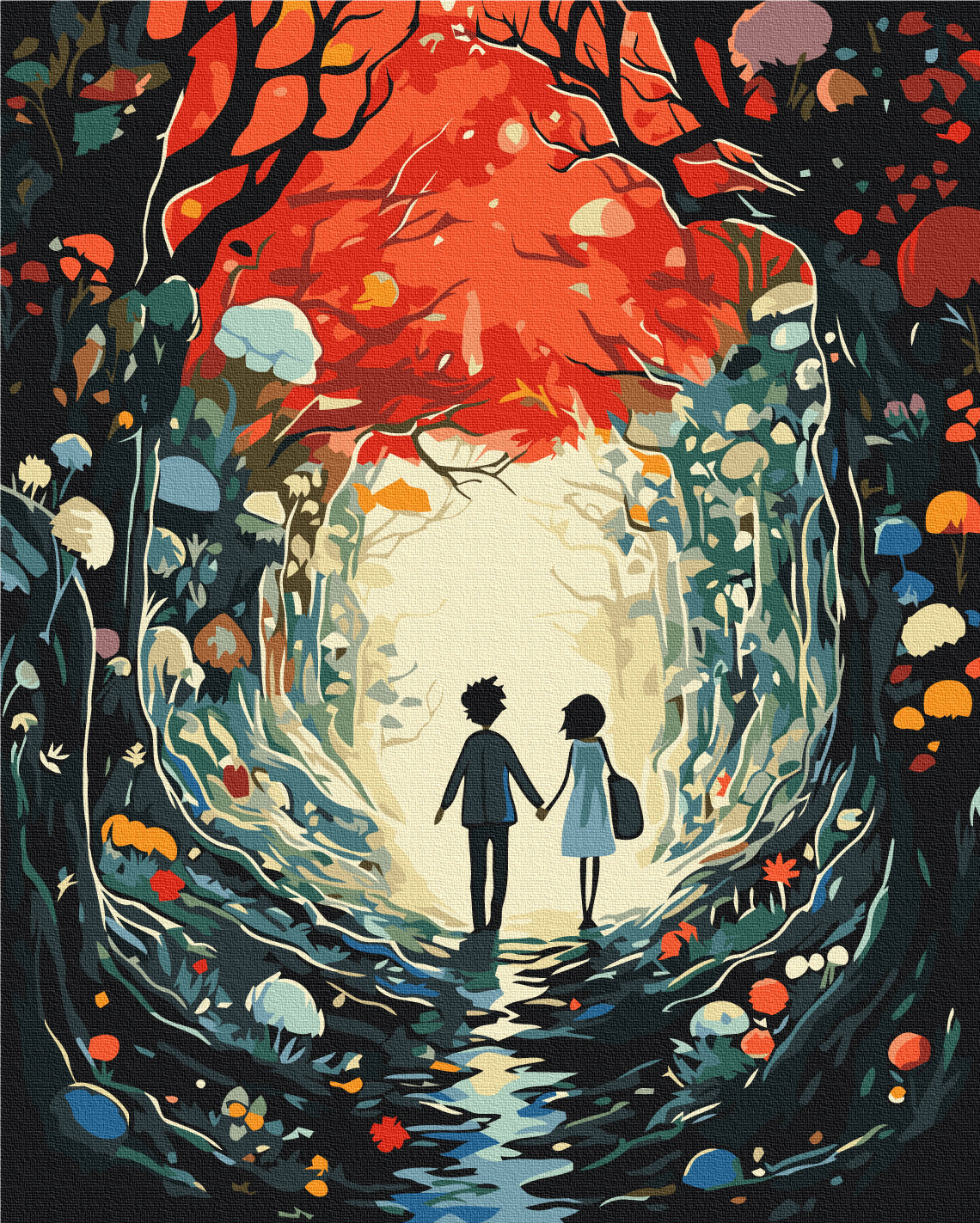 Maalaa numeroin Paint by numbers A Fairy Tale for Two