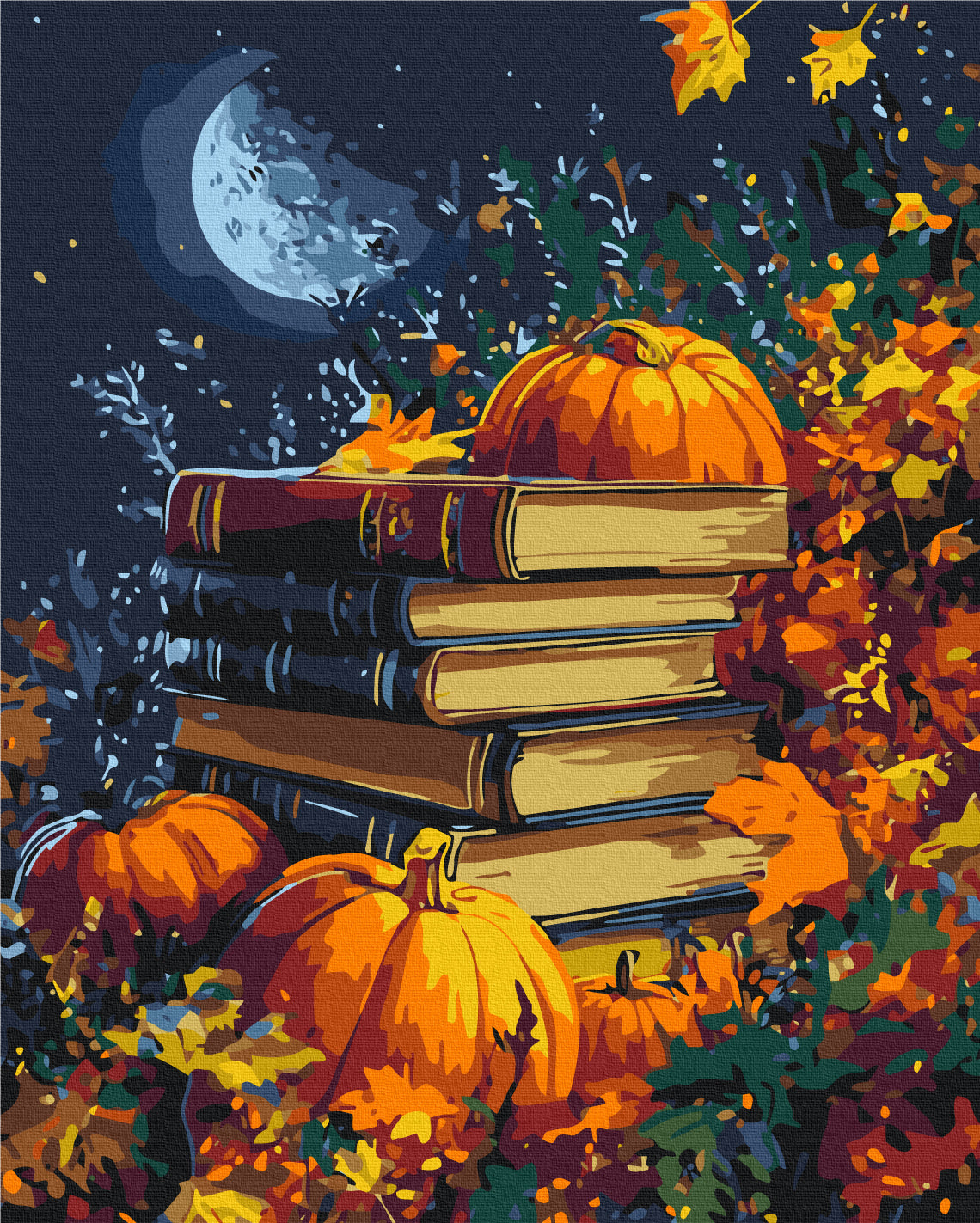 Maalaa numeroin Paint by numbers Pages of witchcraft