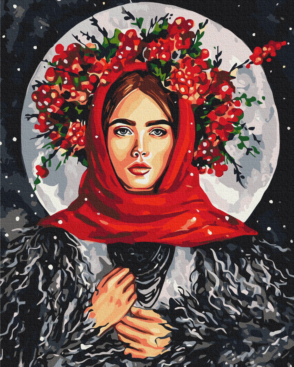 Maalaa numeroin Paint by numbers Prayer © Marianna Pashchuk