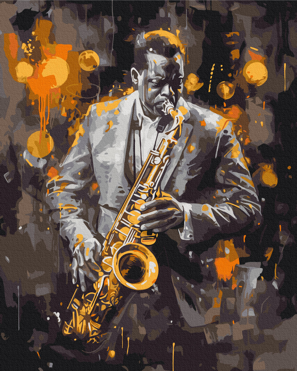 Maalaa numeroin Paint by numbers The World of Jazz
