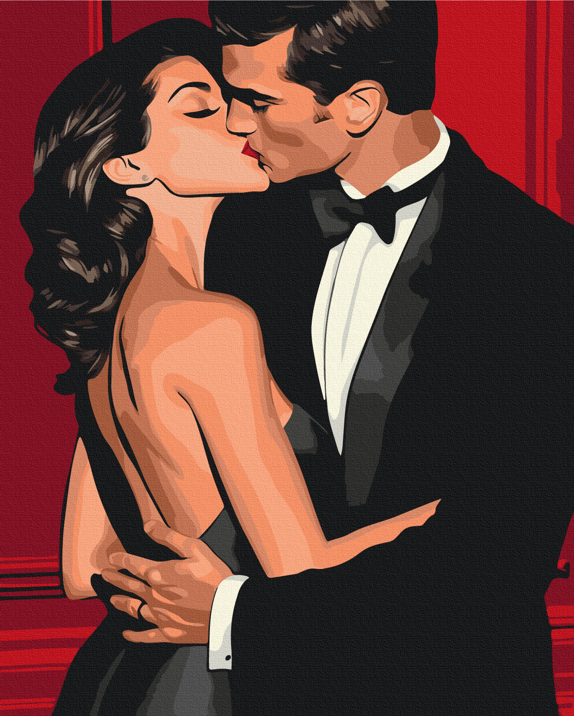 Maalaa numeroin Paint by numbers The flame of passion