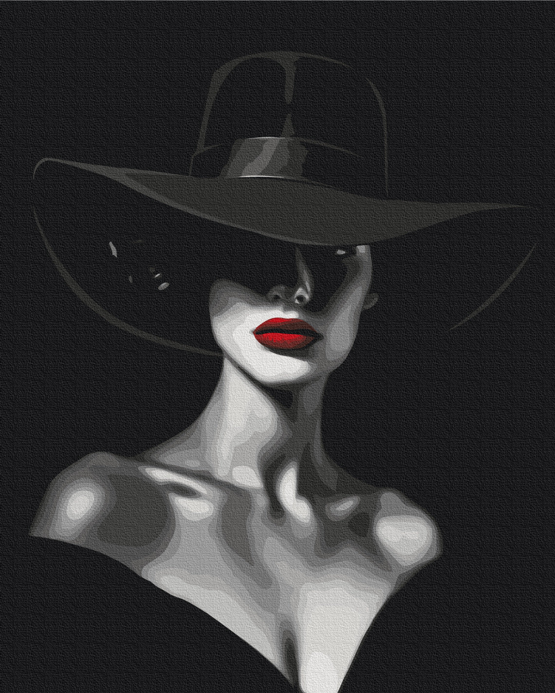 Maalaa numeroin Paint by numbers Contrasts of elegance
