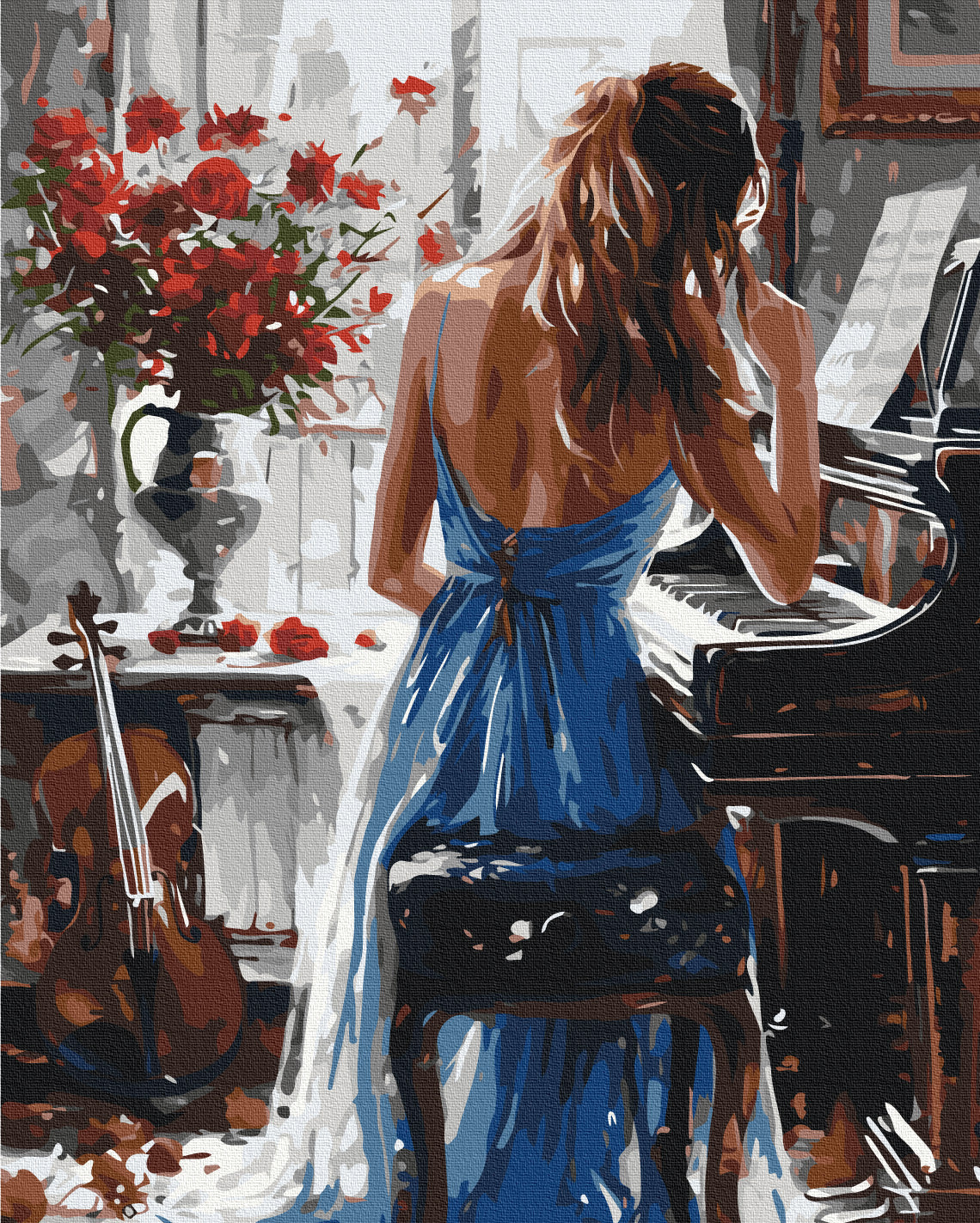 Maalaa numeroin Paint by numbers Melodic moment