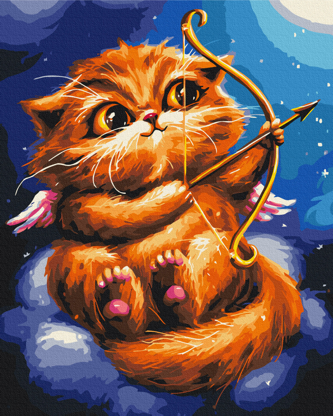 Maalaa numeroin Paint by numbers Sagittarius Cupid © Marianna Pashchuk