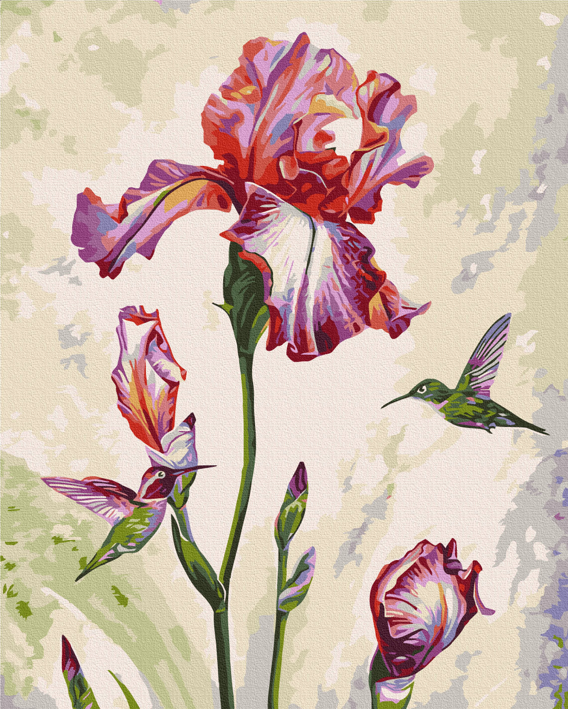 Maalaa numeroin Paint by numbers Morning date © Anna Steshenko