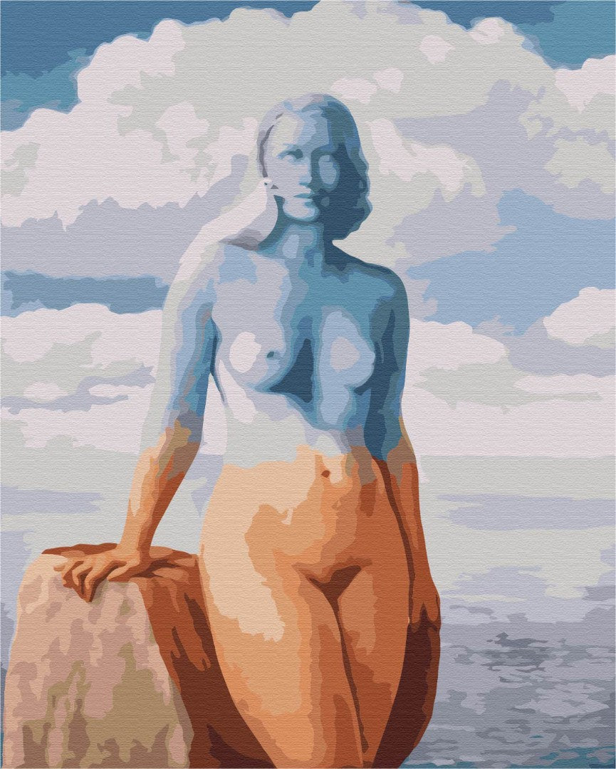 Maalaa numeroin Paint by numbers "Black Magic" by Rene Magritte