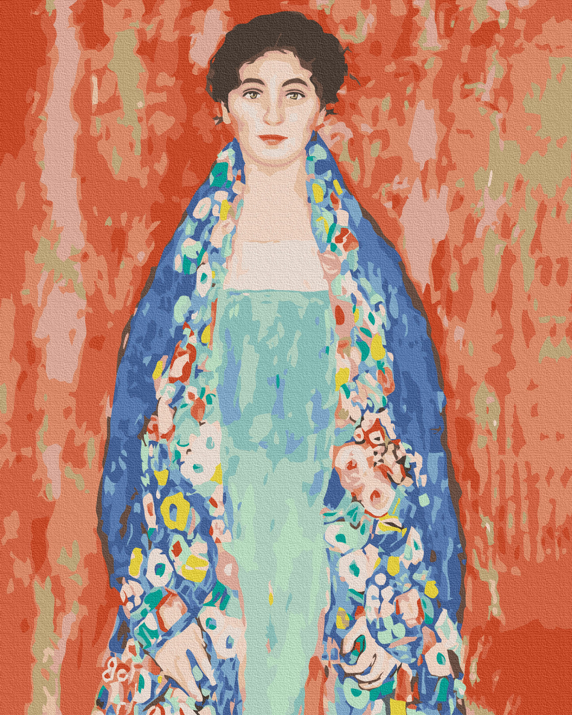 Maalaa numeroin Paint by numbers "Portrait of a Lady" by Gustav Klimt