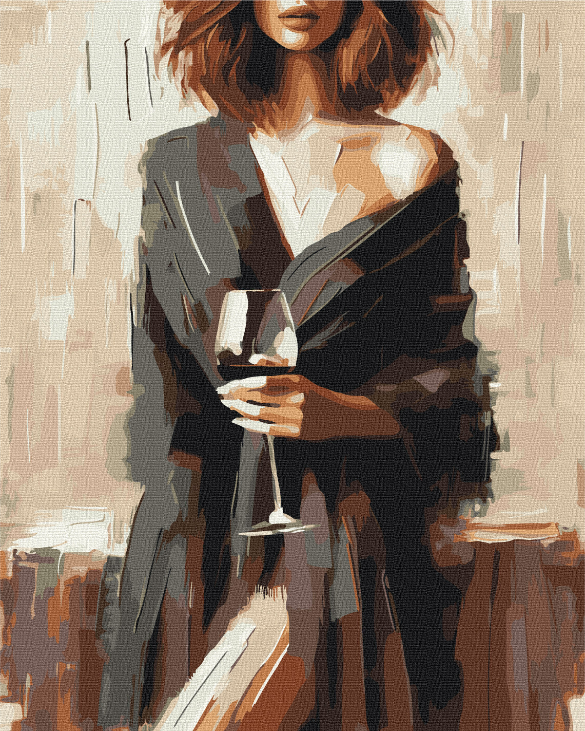 Maalaa numeroin Paint by numbers Piquancy