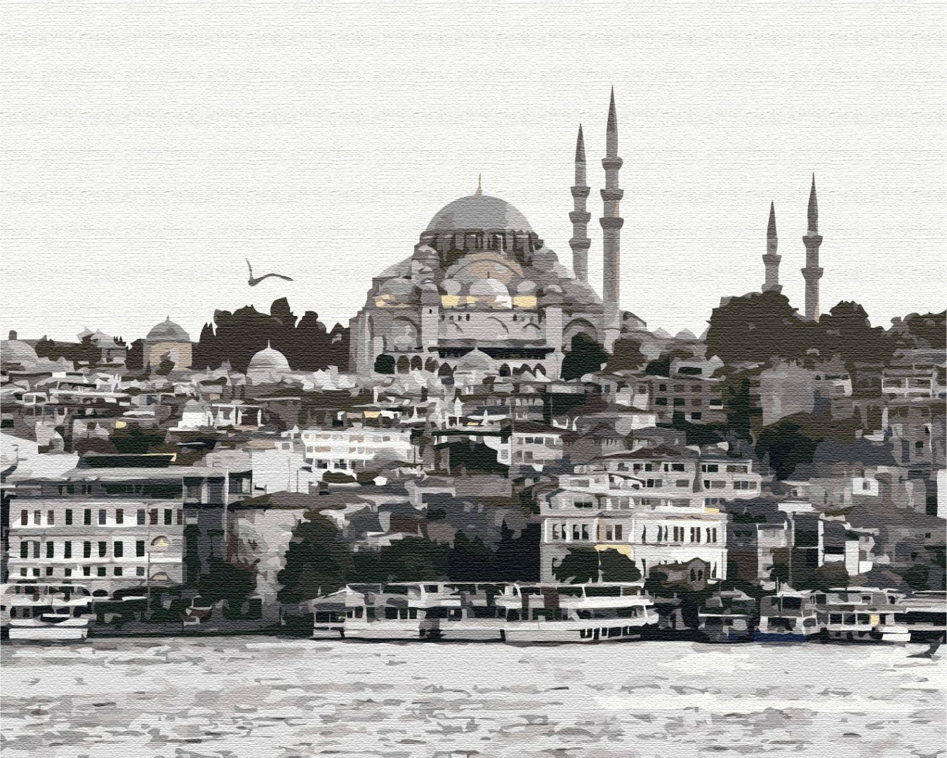 Maalaa numeroin Paint by numbers Eastern travel