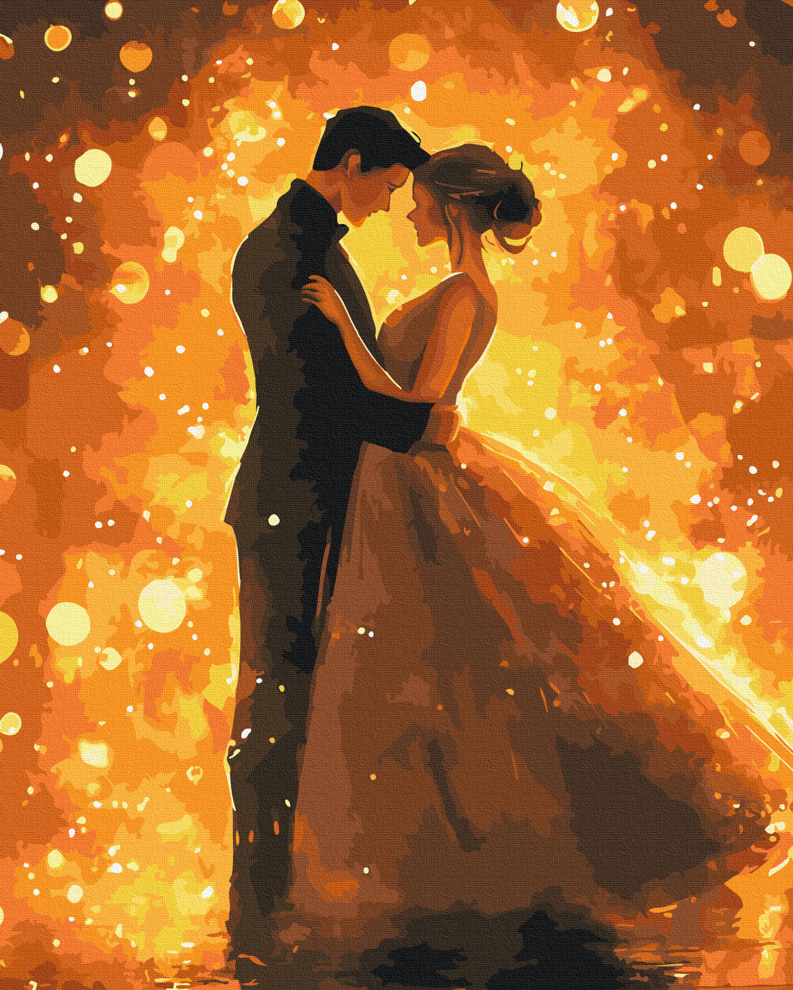 Maalaa numeroin Paint by numbers The magic of love
