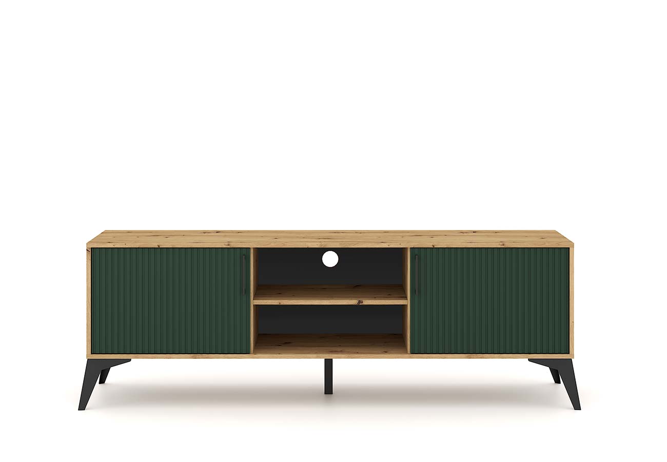 Tv-taso Lugo 165cm Vihreä Tammi