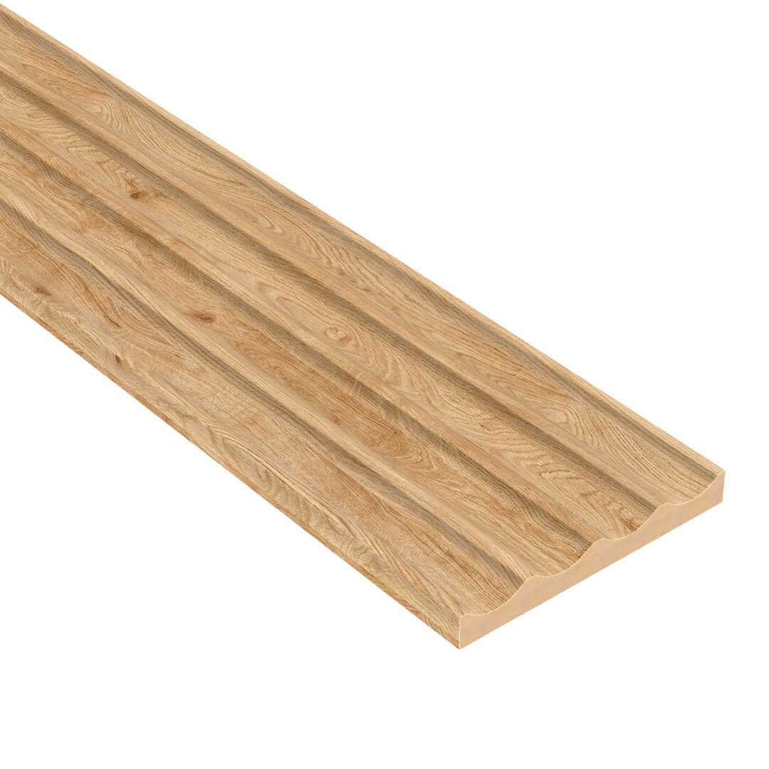 uritettu MDF-seinäpaneeli luonnontammi seinällä