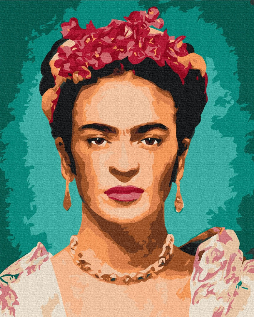 Maalaa numeroin Paint by numbers Frida's look
